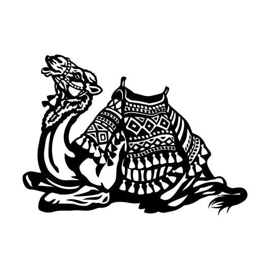 African Arabian Animal Camel Bedouin Lettering Decals Removable Without Leaving Glue