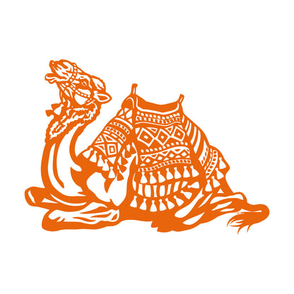 African Arabian Animal Camel Bedouin Lettering Decals Removable Without Leaving Glue