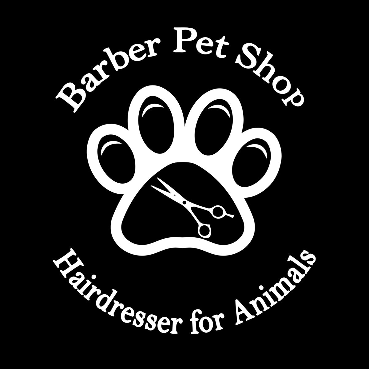 Vinyl Art Sticker Barber Pet Shop Haircut Salon Hairdresser Animal Car Body Decoration