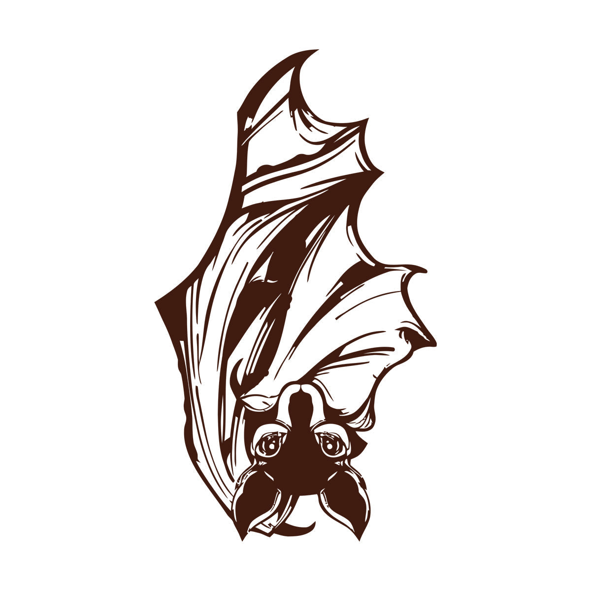 Bat Flittermouse Wings Animal Pet Shop Zoo Wall Decals Pvc Store Decoration