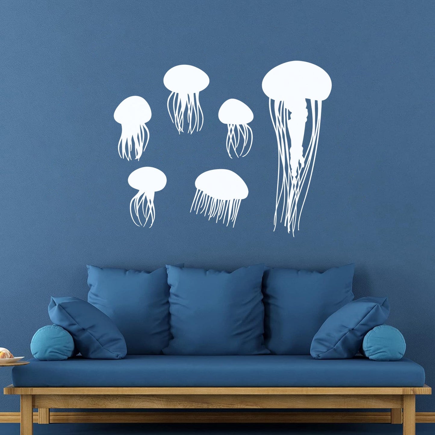 Bathroom Jellyfish Nautical Animals Beach Style Wall Decals Do Not Damage The Wall Surface
