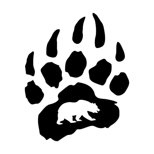 Vinyl Wall Stickers Bear Paw Claws Predator Animal Forest Store Decoration