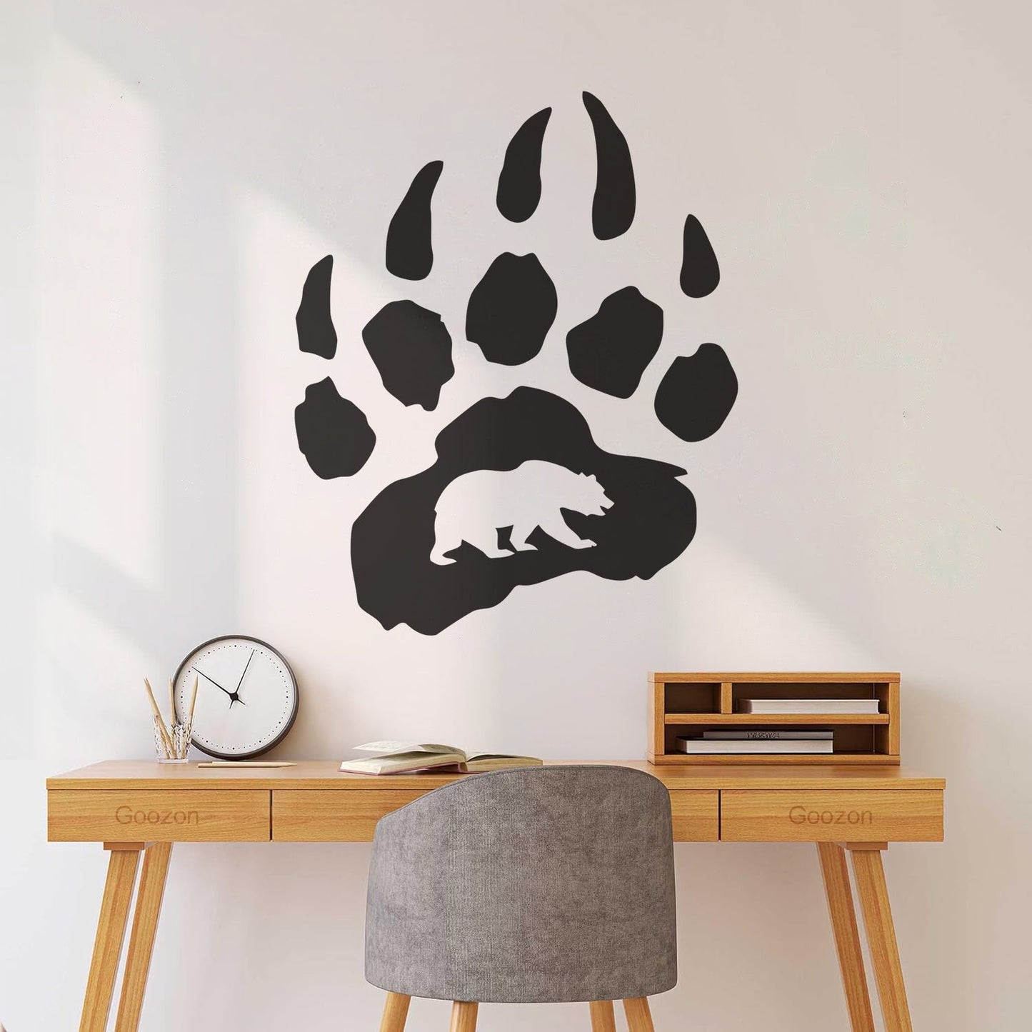 Vinyl Wall Stickers Bear Paw Claws Predator Animal Forest Store Decoration