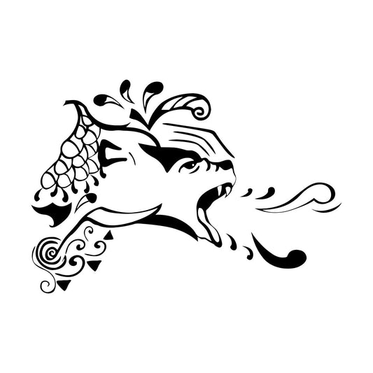 Wall Decals Bear Predator Animal Tribal Tattoo Culture