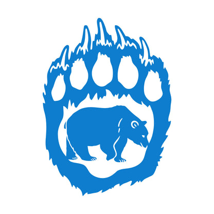 Bear'S Paw Predator Animal Forest Vinyl Wall Decals Removable Without Leaving Glue