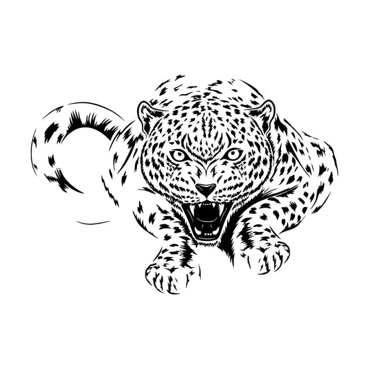 Vinyl Art Sticker Cheetah Wild Cat Predator Animal It Won'T Fall Off