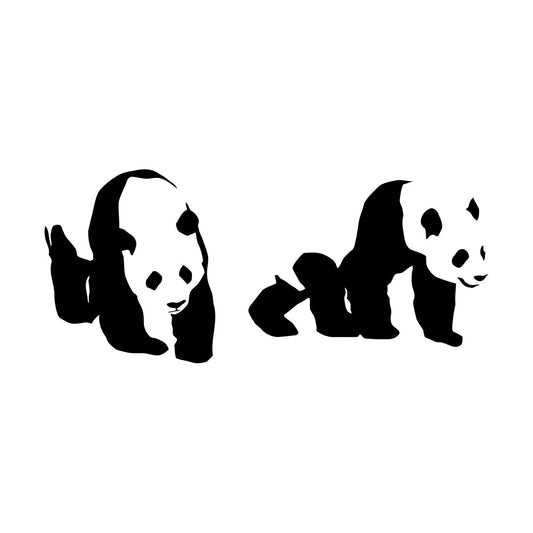 Lettering Stickers Cute Animal Panda Kids Nursery Ation Multiple Size Options