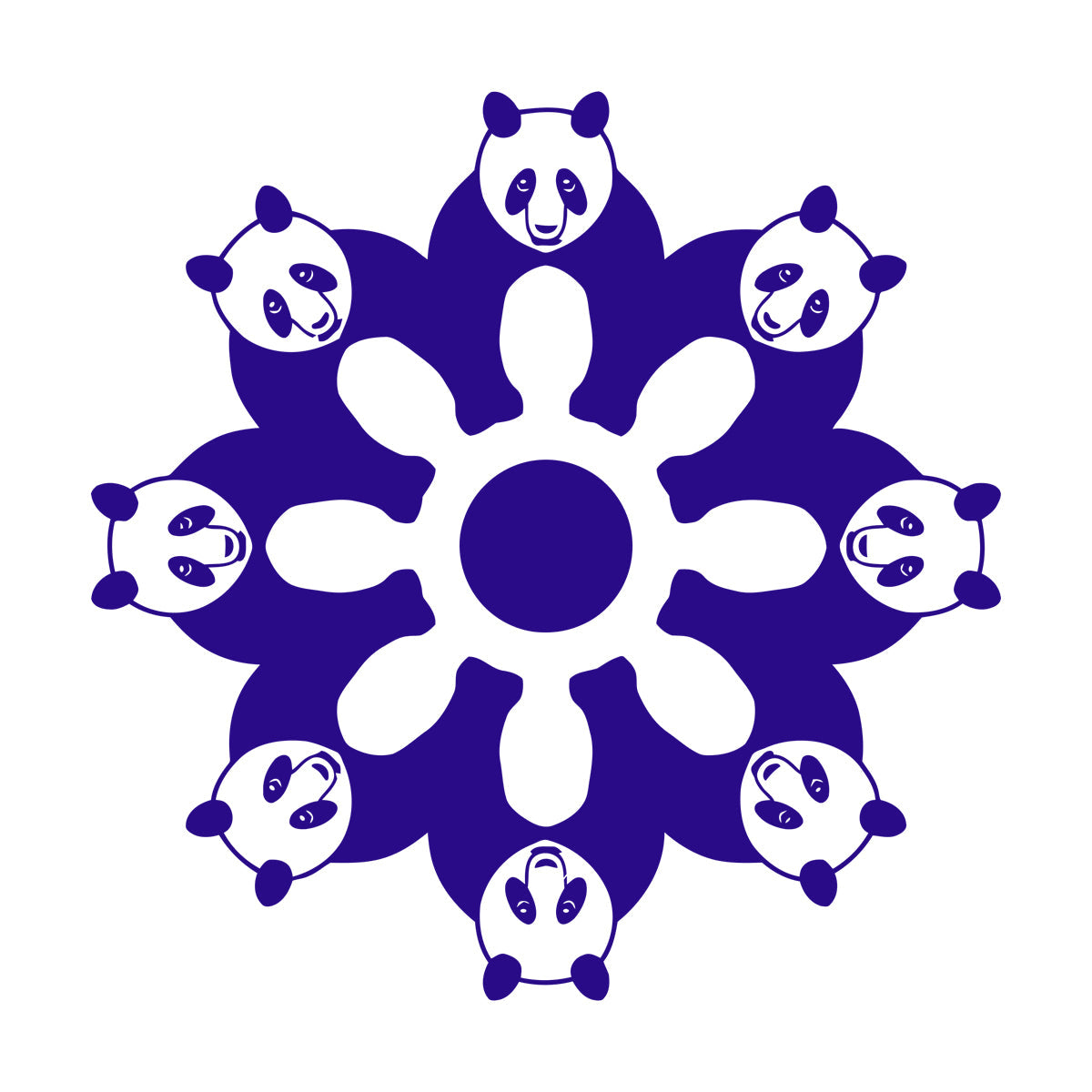 Mural And Wall Vinyl Decal Cute Pandas Animals Ation Kids Wall Beautification