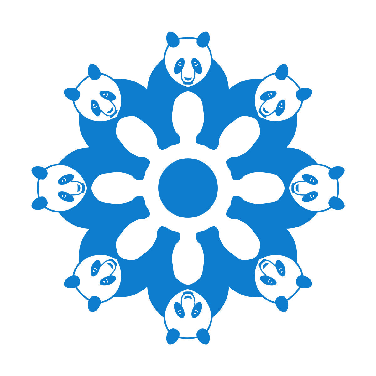 Mural And Wall Vinyl Decal Cute Pandas Animals Ation Kids Wall Beautification