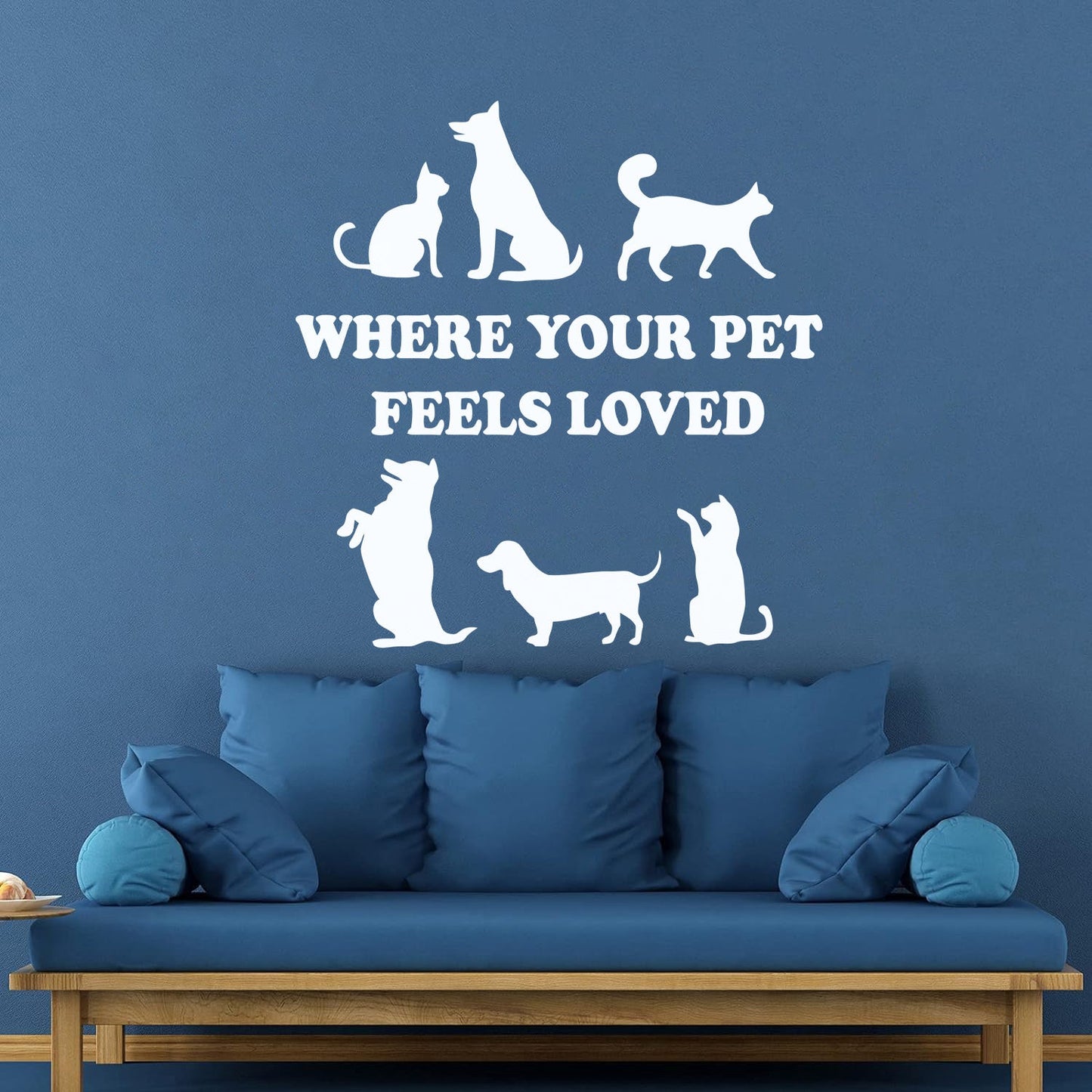 Wall Stickers Paster Paper Cute Pets Friendship Love Animals Phrase Car Body Decoration