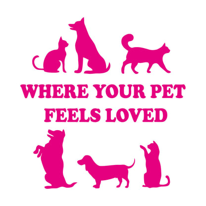 Wall Stickers Paster Paper Cute Pets Friendship Love Animals Phrase Car Body Decoration