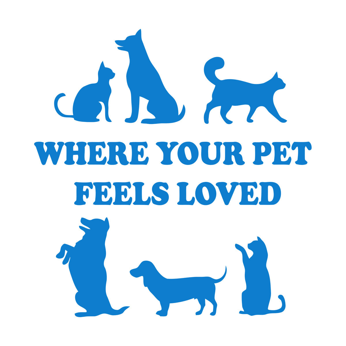 Wall Stickers Paster Paper Cute Pets Friendship Love Animals Phrase Car Body Decoration