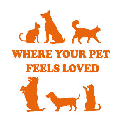 Wall Stickers Paster Paper Cute Pets Friendship Love Animals Phrase Car Body Decoration