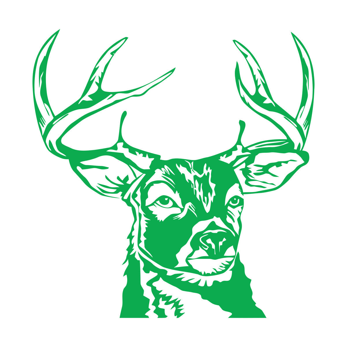 Wall Decals Paster Paper Deer Animal Horns Hunting Hunter Easy Installation