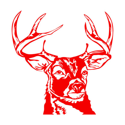 Wall Decals Paster Paper Deer Animal Horns Hunting Hunter Easy Installation