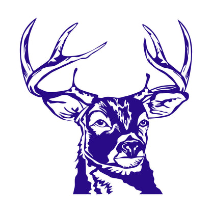 Wall Decals Paster Paper Deer Animal Horns Hunting Hunter Easy Installation