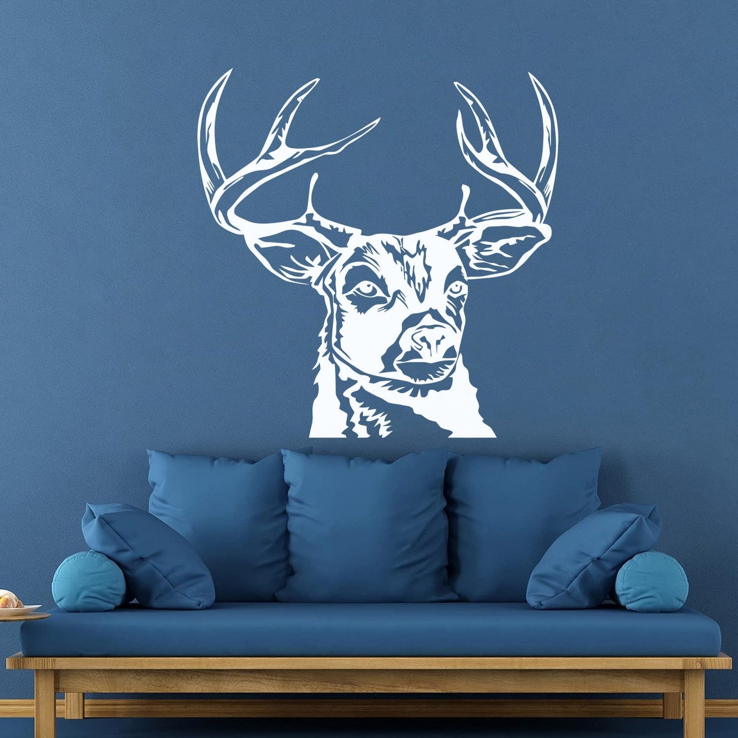Wall Decals Paster Paper Deer Animal Horns Hunting Hunter Easy Installation