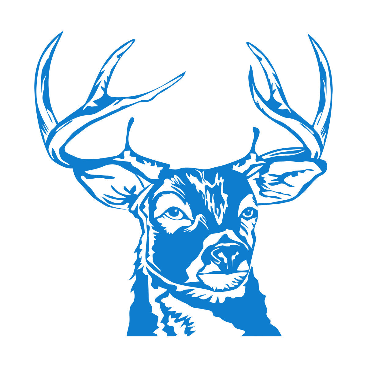 Wall Decals Paster Paper Deer Animal Horns Hunting Hunter Easy Installation