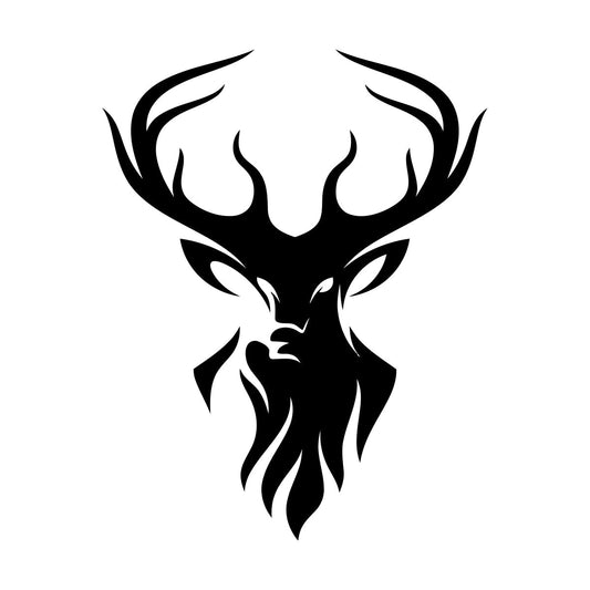 Deer Head Animal Forest Hunting Wall Stickers Car Body Decoration