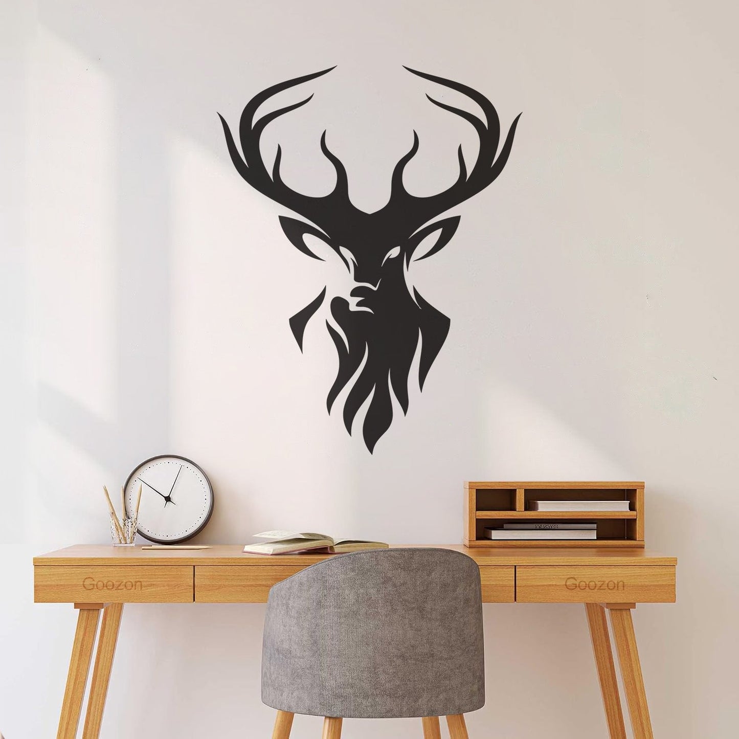 Deer Head Animal Forest Hunting Wall Stickers Car Body Decoration