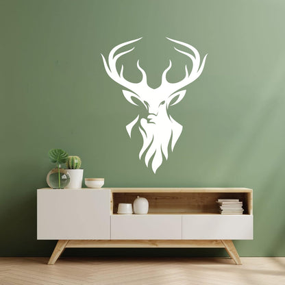Deer Head Animal Forest Hunting Wall Stickers Car Body Decoration