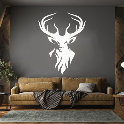 Deer Head Animal Forest Hunting Wall Stickers Car Body Decoration