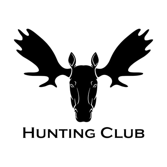 Vinyl Wall Stickers Deer Moose Horn Head Animal Hunting Club Multi Color Selection