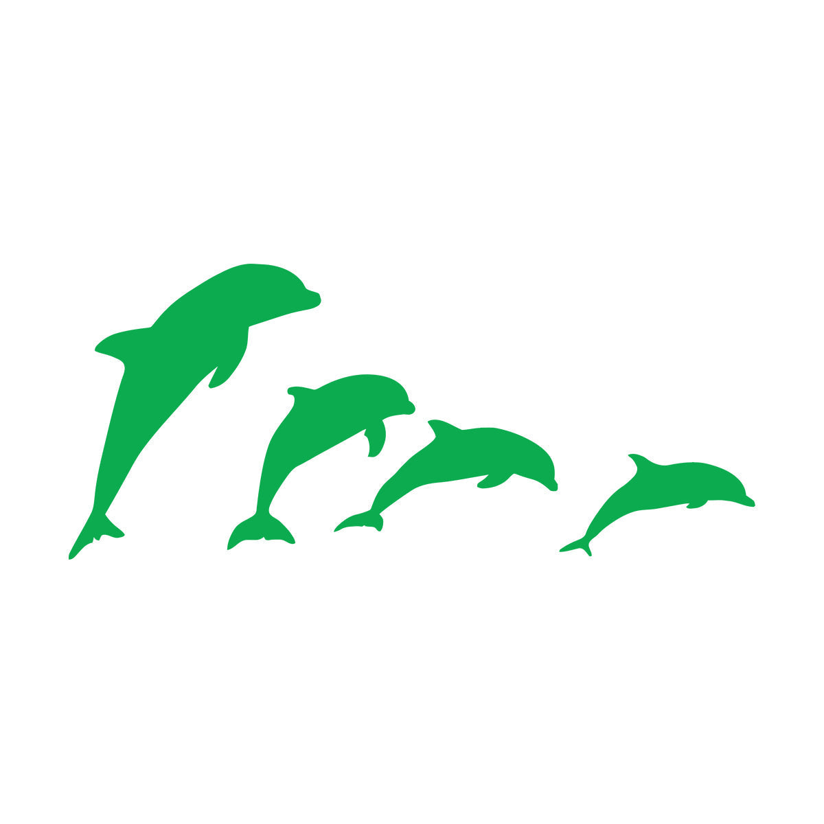 Dolphins Marine Ocean Animals Wall Stickers Paster Paper Do Not Damage The Wall Surface