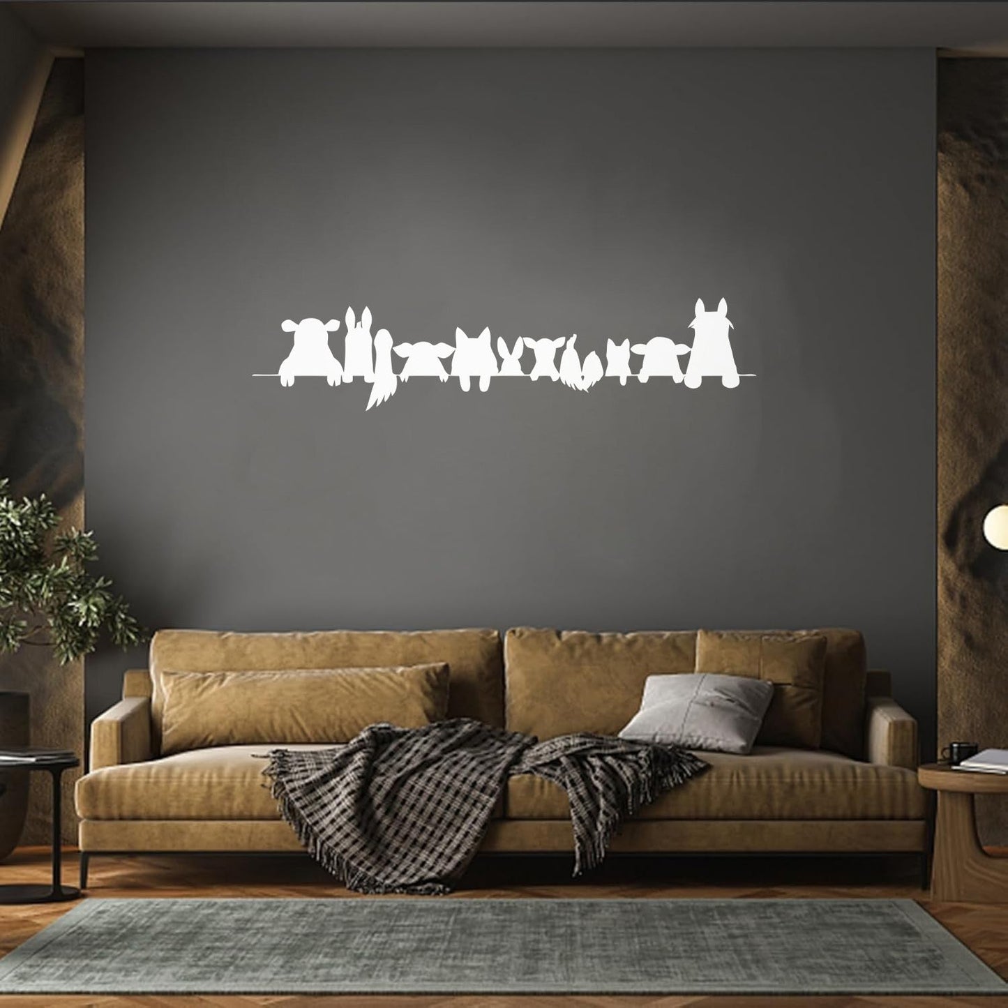 Fine Carving Stickers Farm Animals Silhouette Home Ation Idea Car Body Decoration