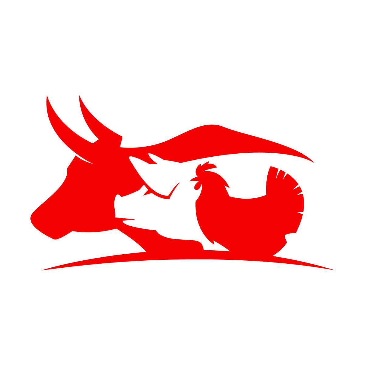 Fine Carving Decals Farm Animals Village Cow Pig Chicken Butcher Glass Stickers