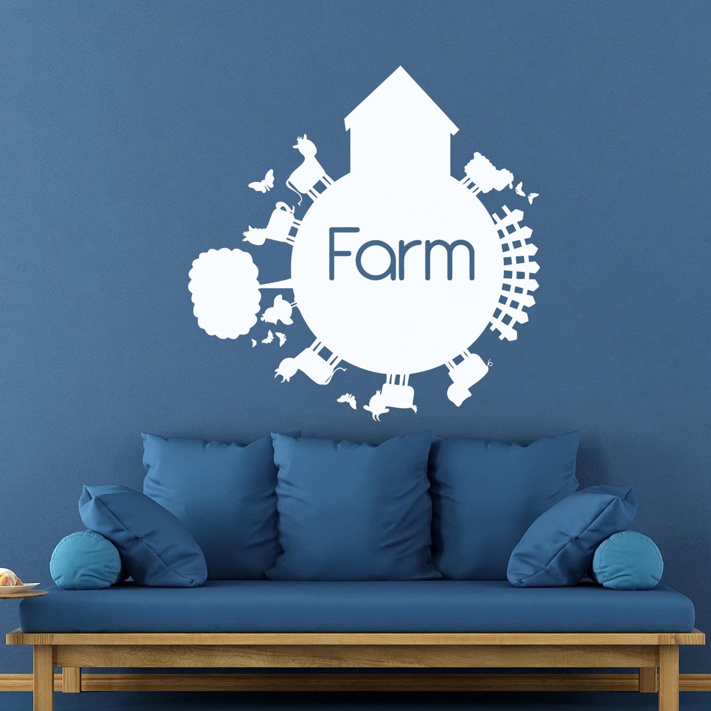 Lettering Decals Farmers Land Farm Product Village Animals Removable Without Leaving Glue