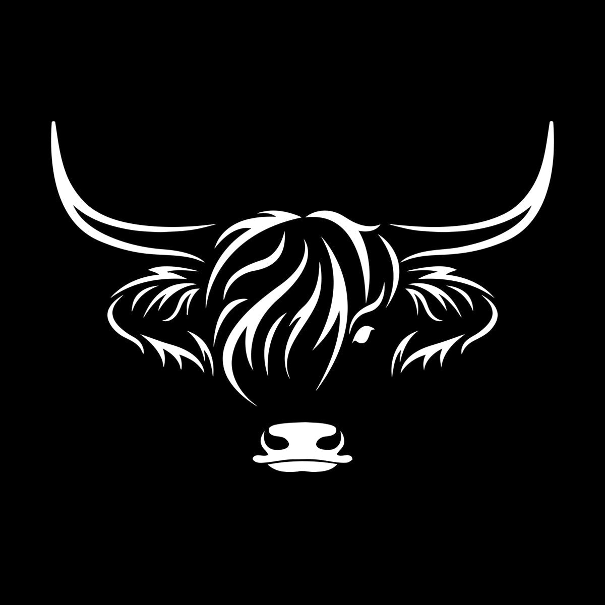 Farm Land Village Bullhead Animal Tribal Lettering Stickers Do Not Damage The Wall Surface