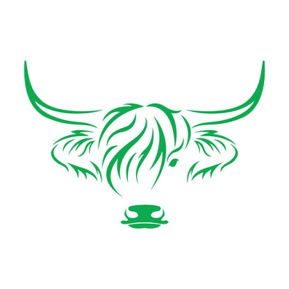 Farm Land Village Bullhead Animal Tribal Lettering Stickers Do Not Damage The Wall Surface