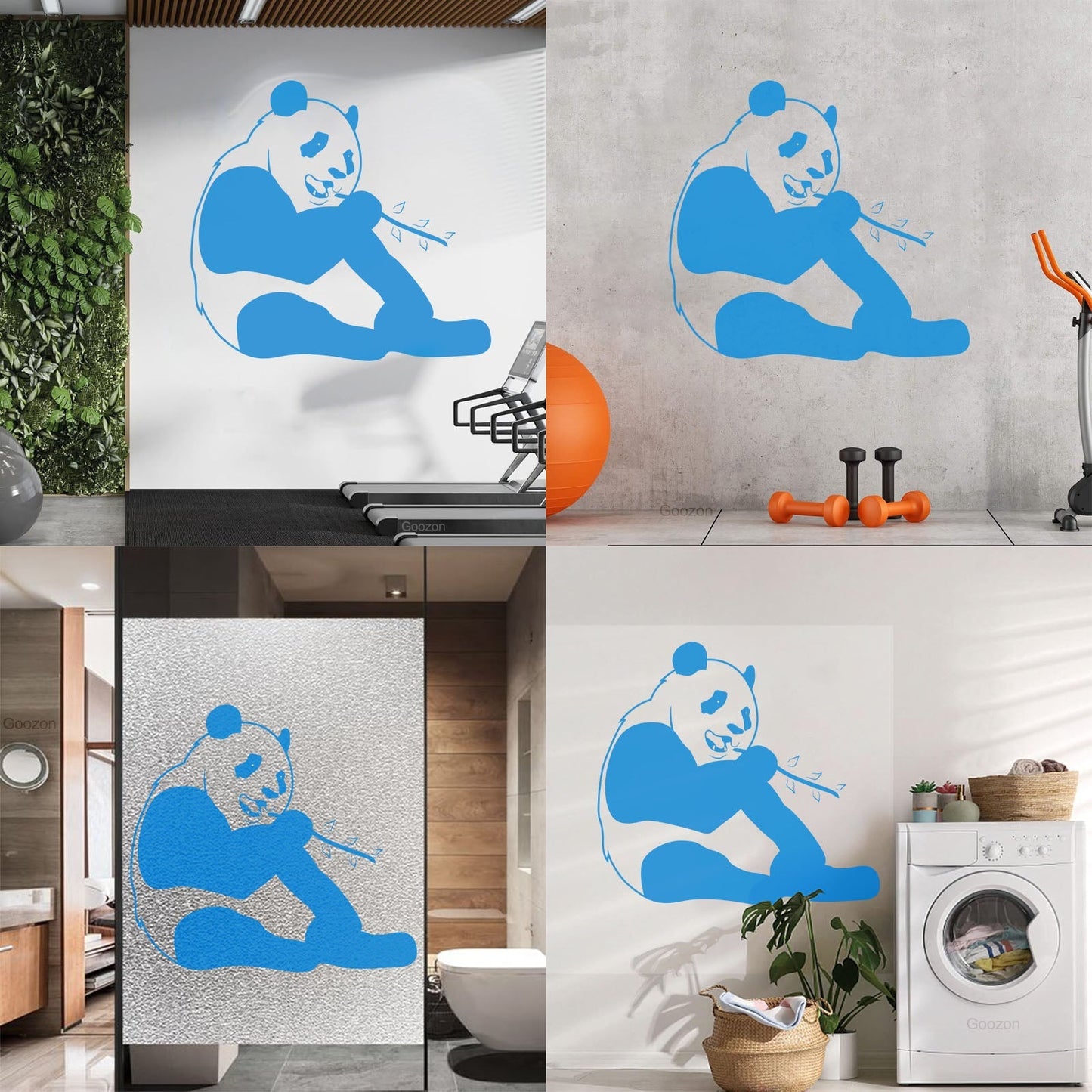 Wall Decals Pvc Funny Panda Animal Positive Can Modify And Add Information