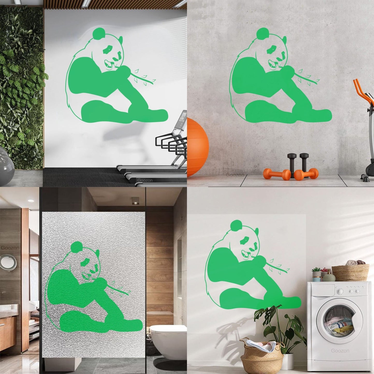 Wall Decals Pvc Funny Panda Animal Positive Can Modify And Add Information