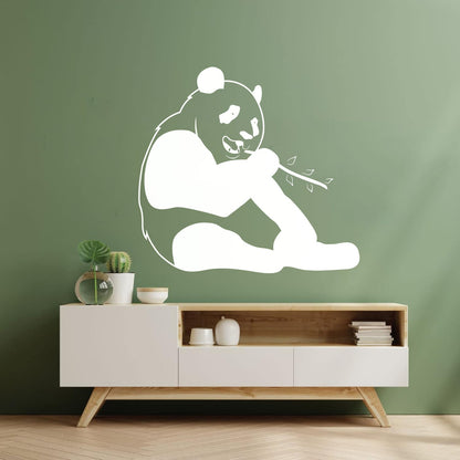 Wall Decals Pvc Funny Panda Animal Positive Can Modify And Add Information
