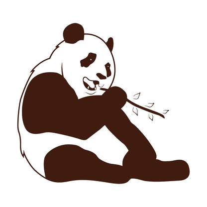 Wall Decals Pvc Funny Panda Animal Positive Can Modify And Add Information