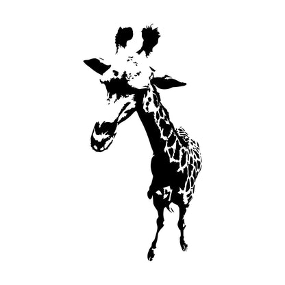 Vinyl Wall Stickers Giraffe Funny African Animal Kids Can Modify And Add Information