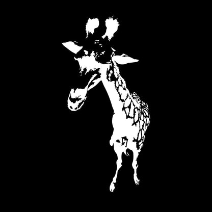 Vinyl Wall Stickers Giraffe Funny African Animal Kids Can Modify And Add Information