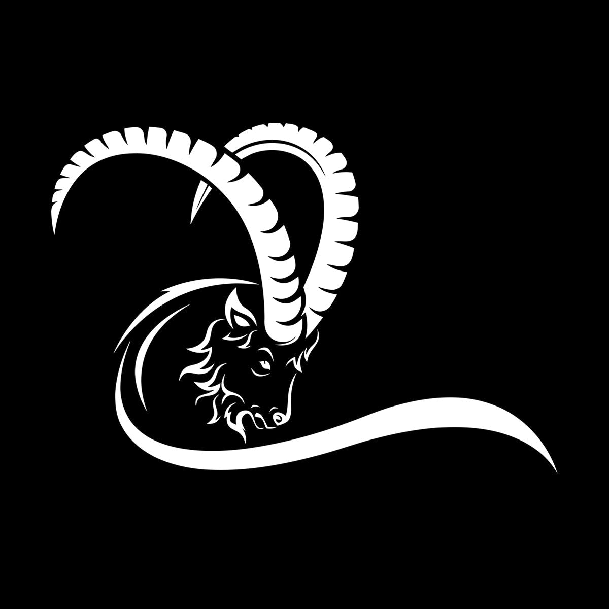 Goat Wild Animal Hoof Horn Farm Wall Decals Pvc Easy Installation