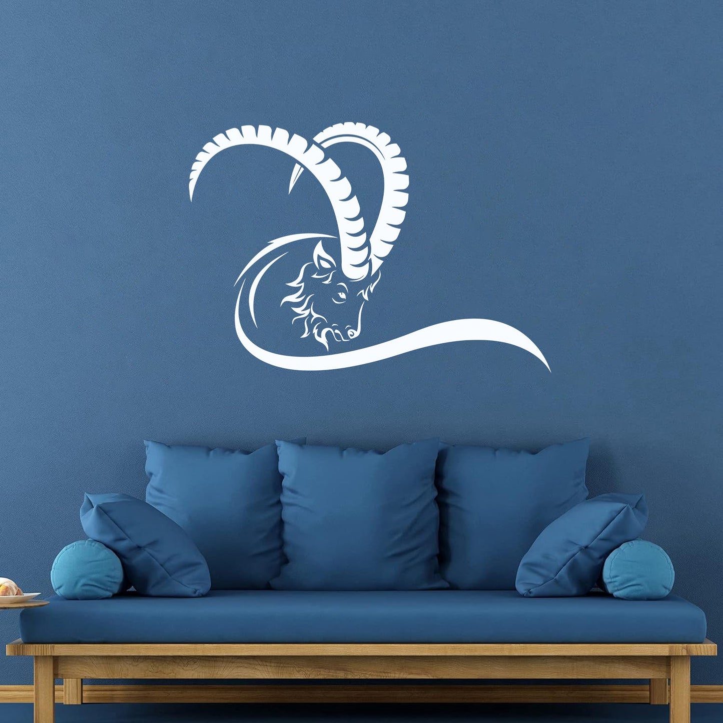 Goat Wild Animal Hoof Horn Farm Wall Decals Pvc Easy Installation