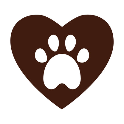 Lettering Decals Heart Symbol Love Pets Animal Tracks Self Adhesive