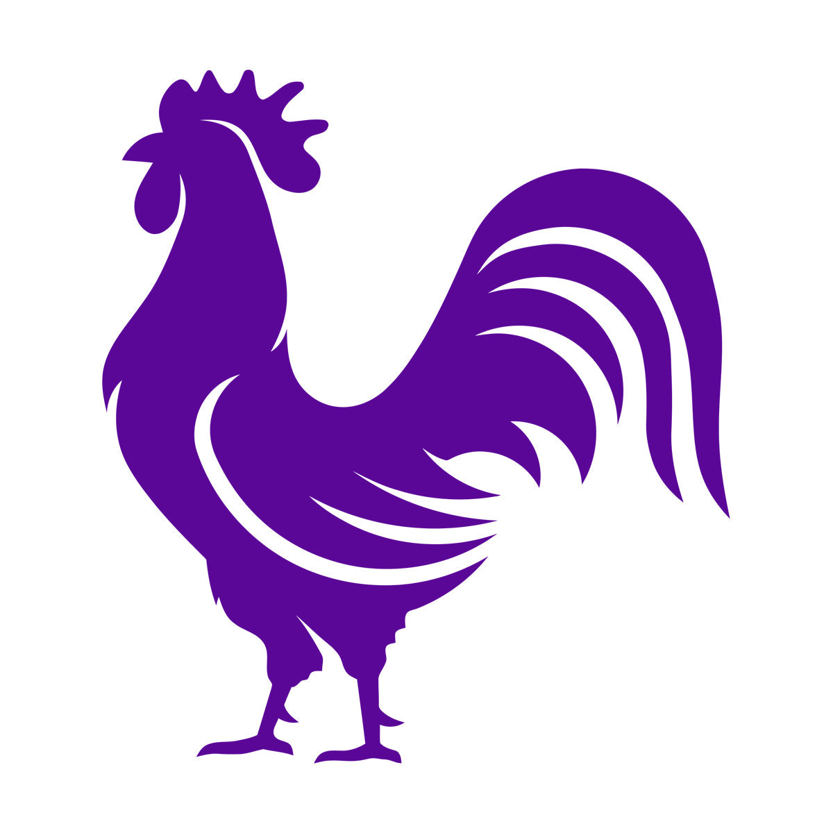 Wall Vinyl Sticker Decor Home Animal Rooster Bird Farm Village Can Modify And Add Information