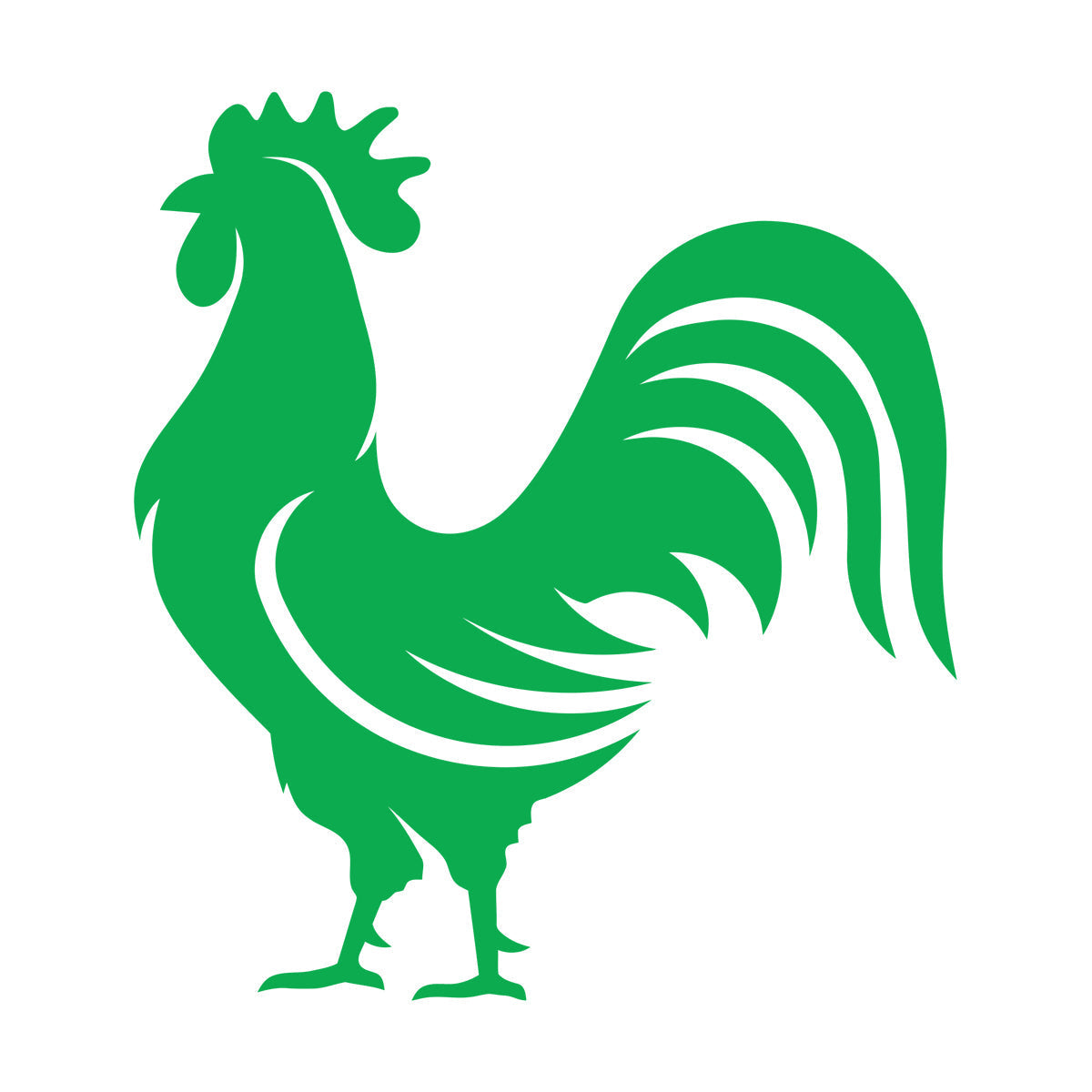 Wall Vinyl Sticker Decor Home Animal Rooster Bird Farm Village Can Modify And Add Information