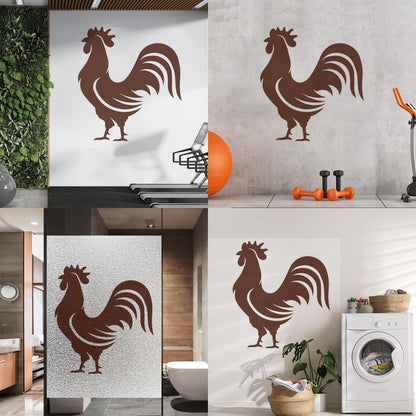Wall Vinyl Sticker Decor Home Animal Rooster Bird Farm Village Can Modify And Add Information