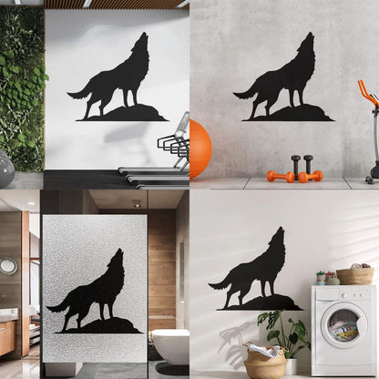 Mural And Wall Vinyl Decal Howling Wolf Tribal Animal Wild Predator Multi Color Selection