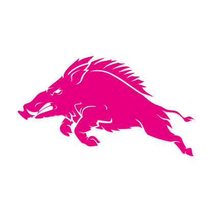 Fine Carving Stickers Pig Wild Boar Hunting Shop Tribal Animal Art Mural Painting