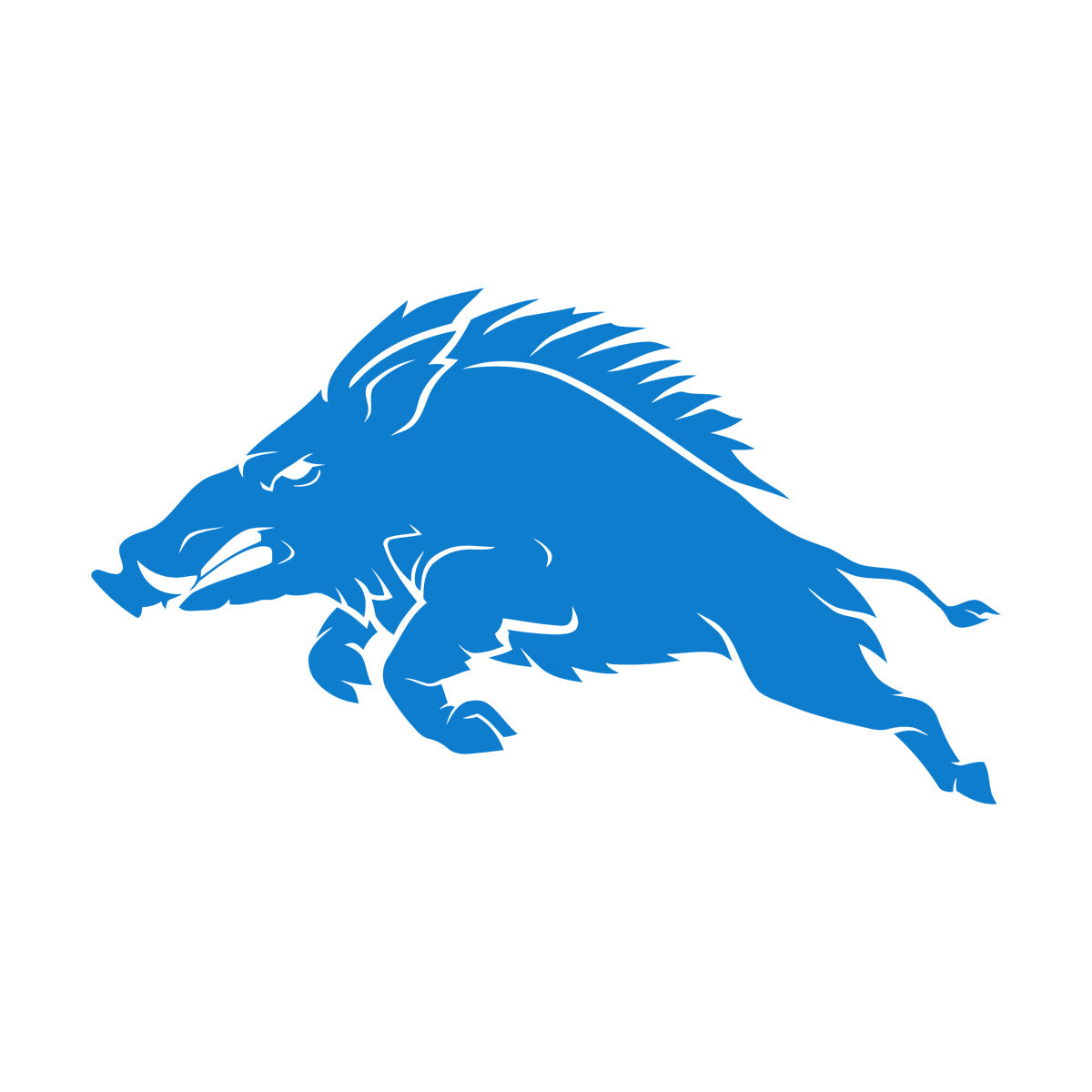 Fine Carving Stickers Pig Wild Boar Hunting Shop Tribal Animal Art Mural Painting