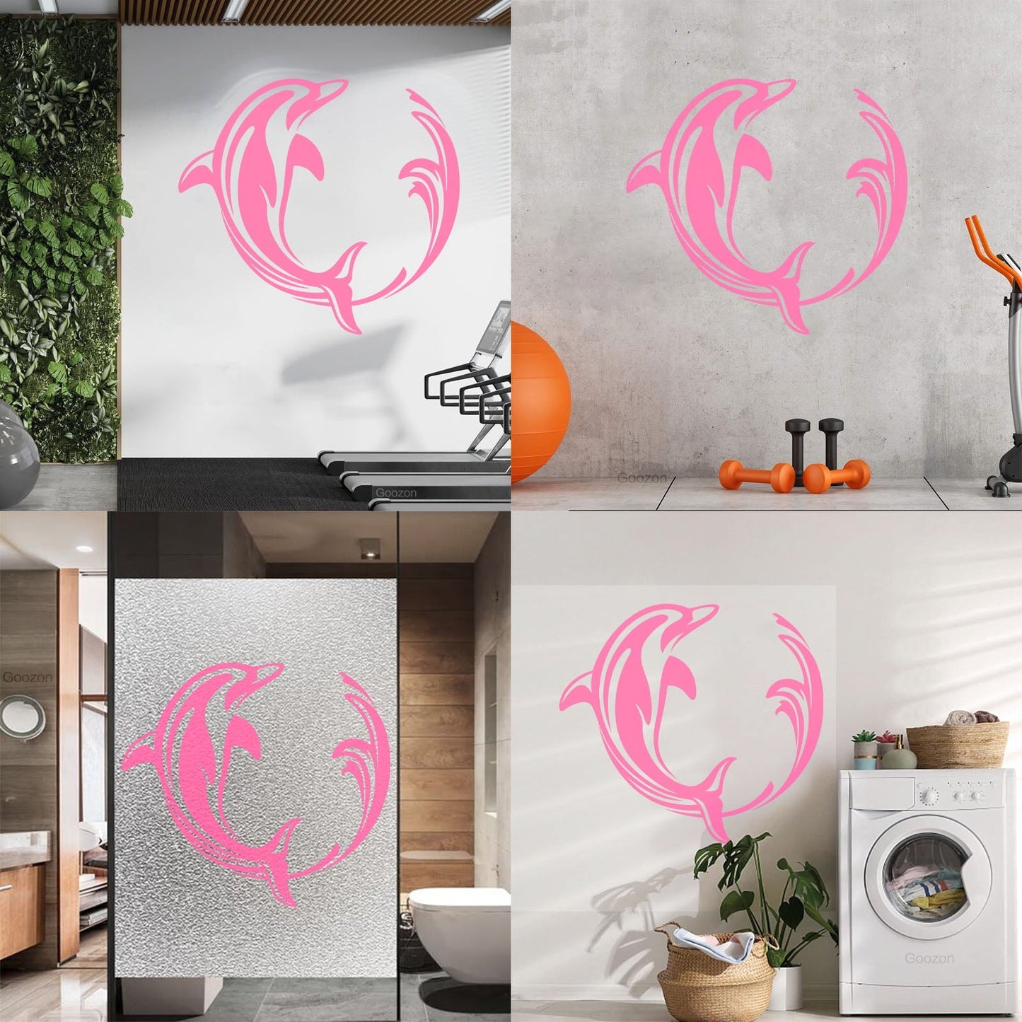 Wall Stickers Ocean Marine Dolphin Sea Animal Window Decals