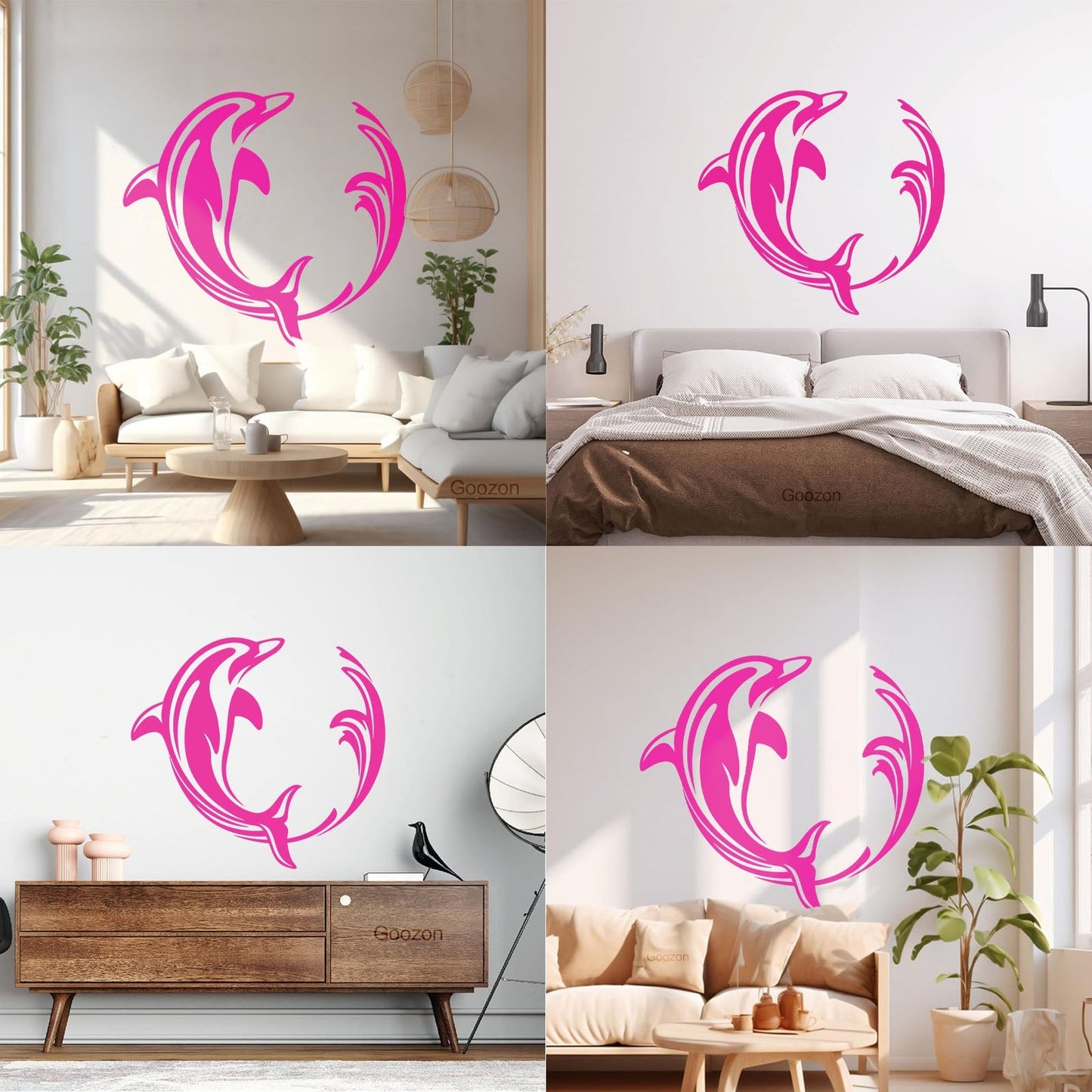 Wall Stickers Ocean Marine Dolphin Sea Animal Window Decals